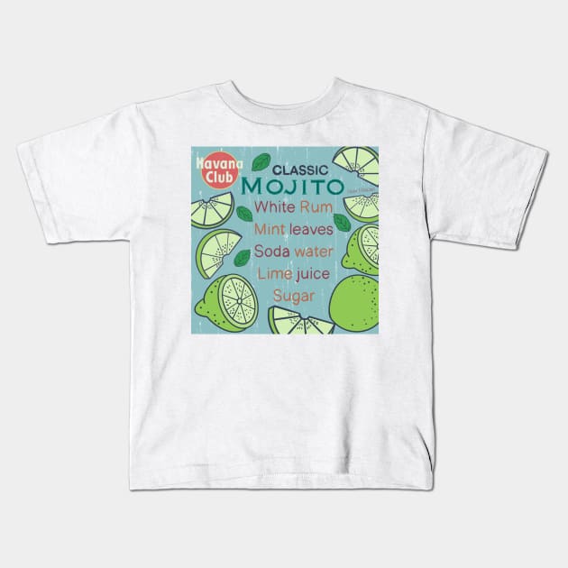 Mojito Kids T-Shirt by EV Visuals